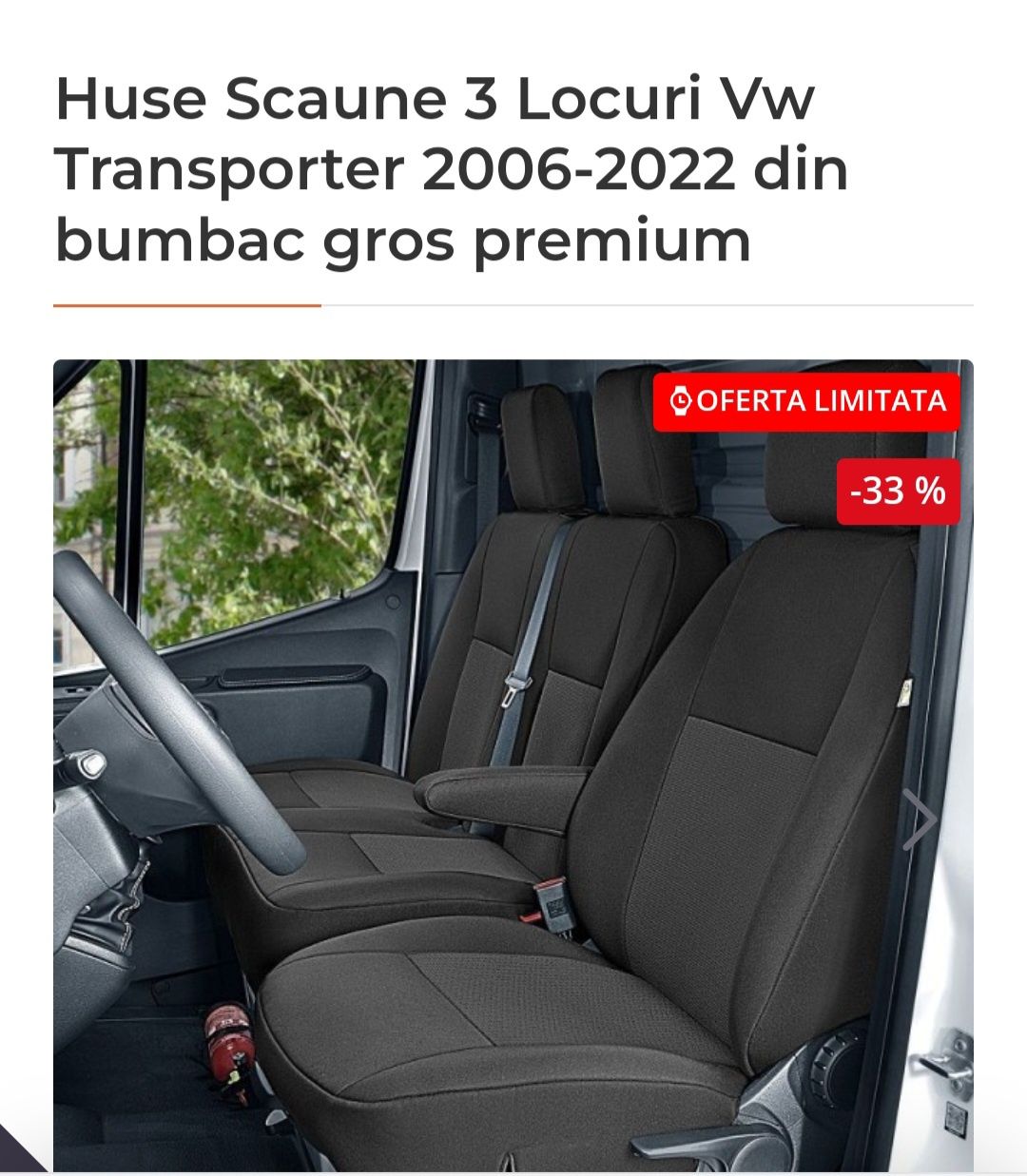 Huse auto noi premium pt.Van