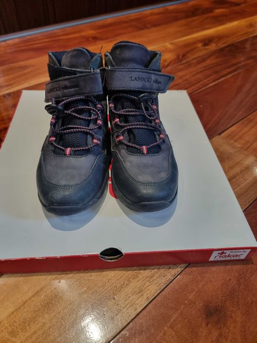 Боти за LASOCKI тъмно синьо номер 34 запазени