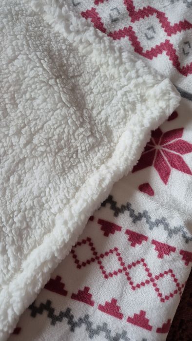 Pătură cu motive de Crăciun, 150 x 120 cm