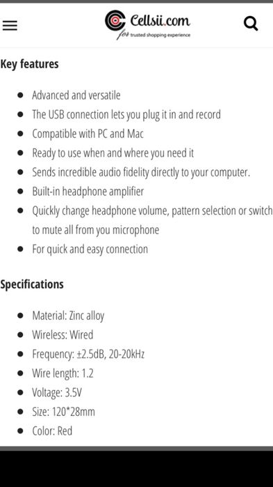 Microfon profesional Xiaomi