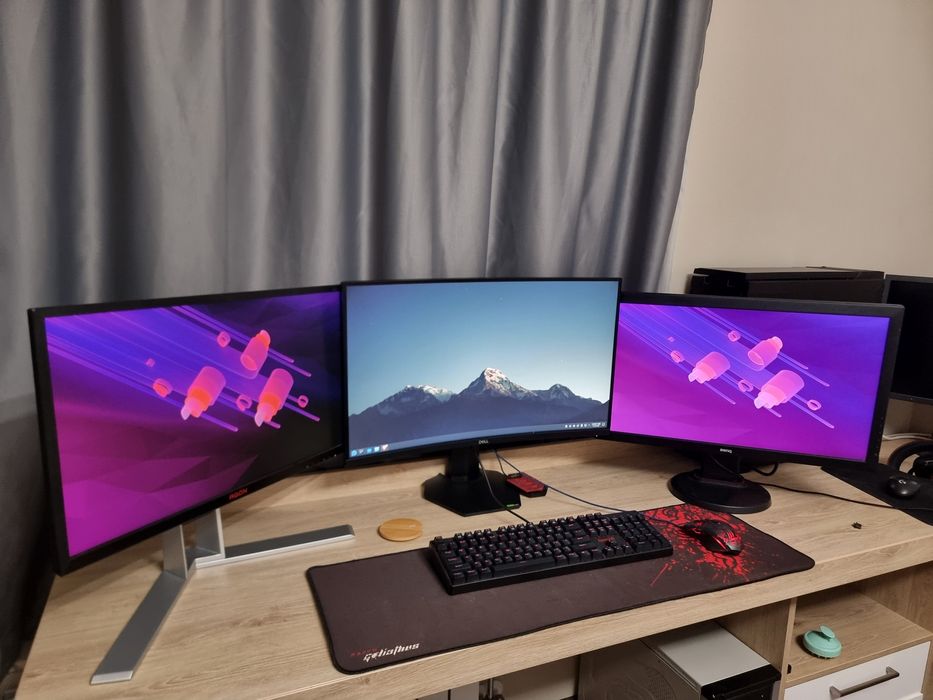 Productivity Gaming сет ъп монитор AOC Agon, Benq razer redragon