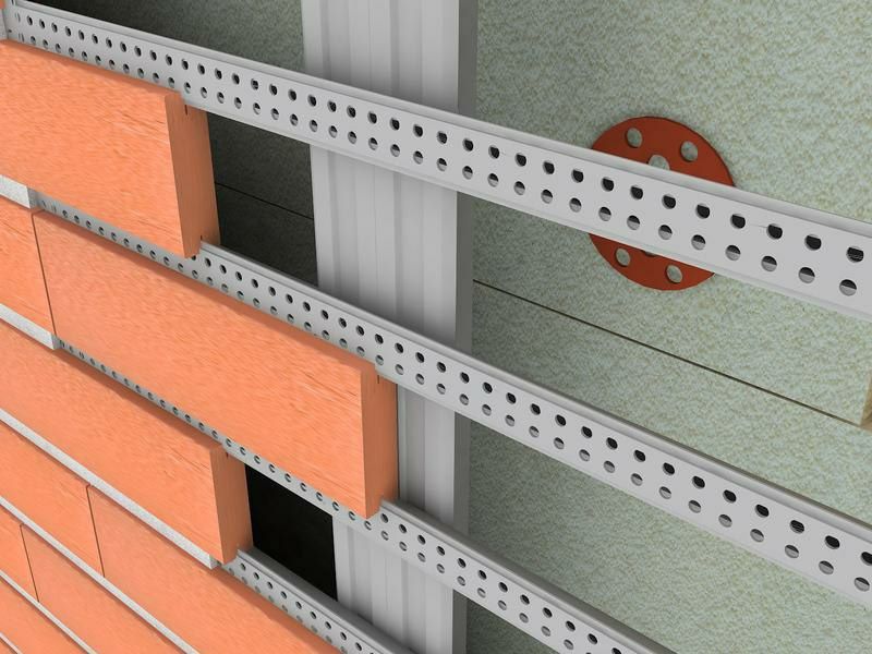 Плитки клинкер подсистему на винт/на клей