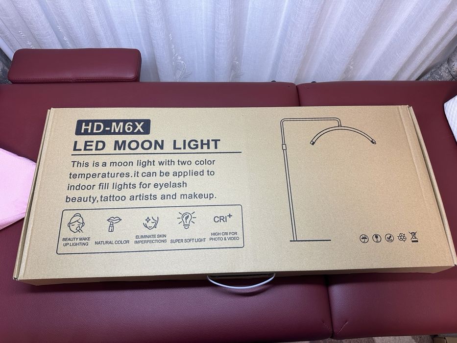 Lampa Semi Luna LED 36W 180cm machiaj cosmetica, gene, unghii, tatuaje