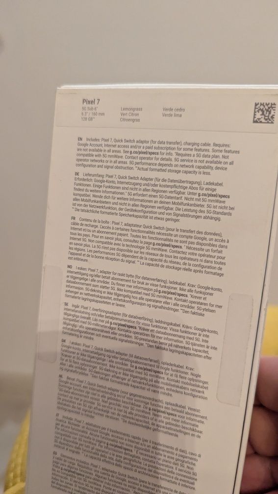 Google pixel 7 128gb ca nou