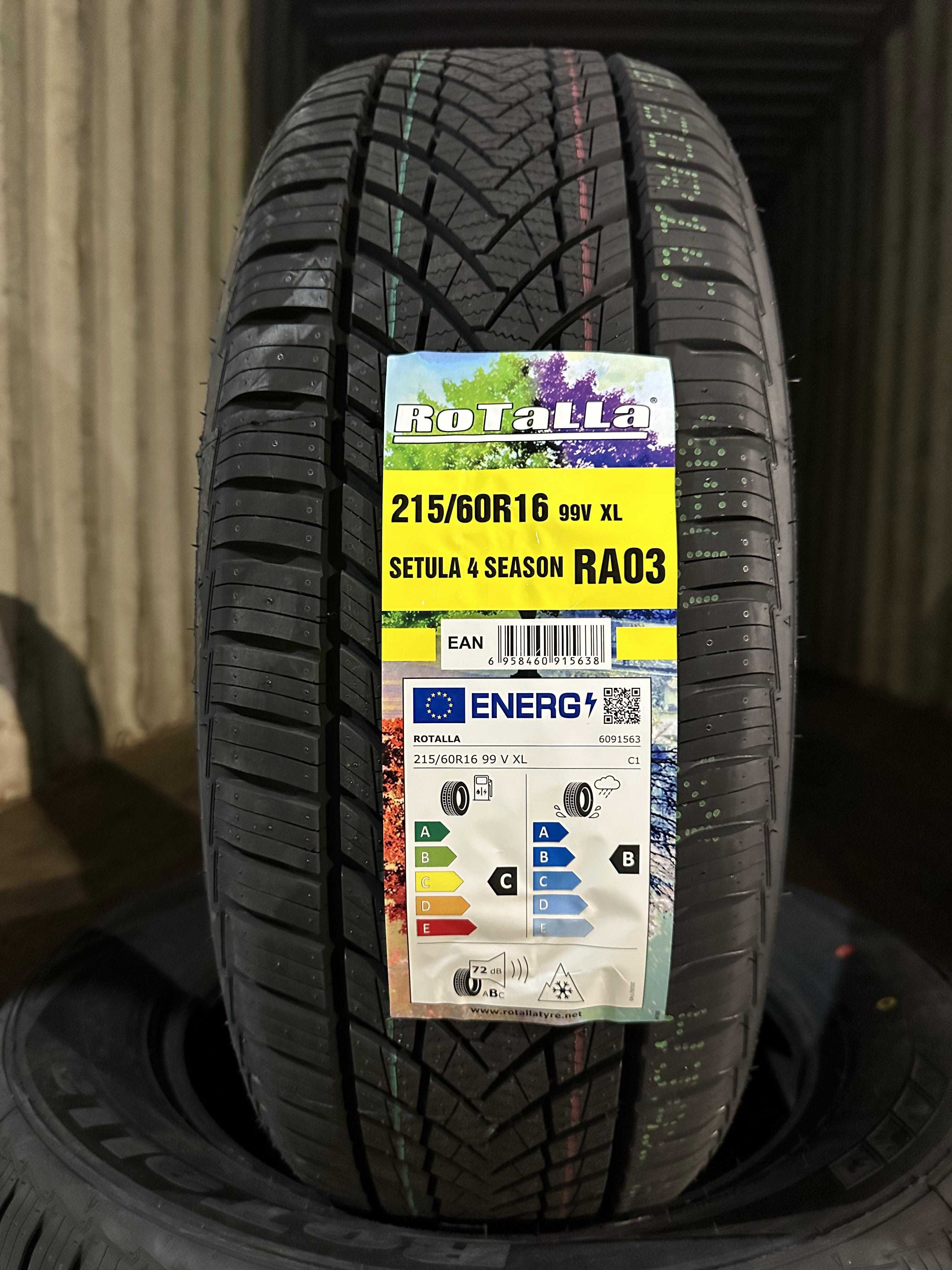 Нови всесезонни ROTALLA SETULA 4 SEASON RA03 215/60R16 99V XL НОВ DOT