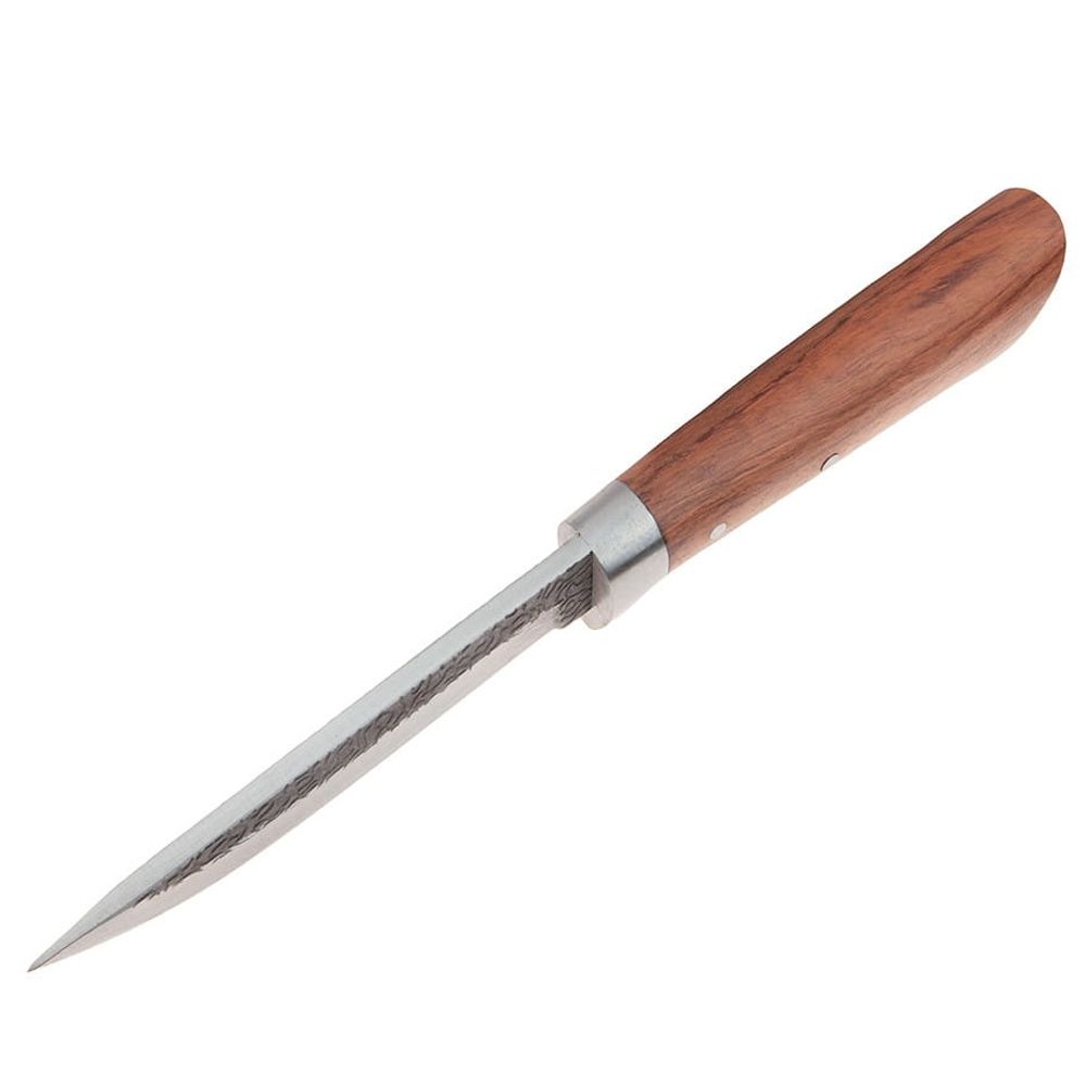 Cutit vanatoare Adventure Accuracy, damasc, 25 cm, lemn, husa piele