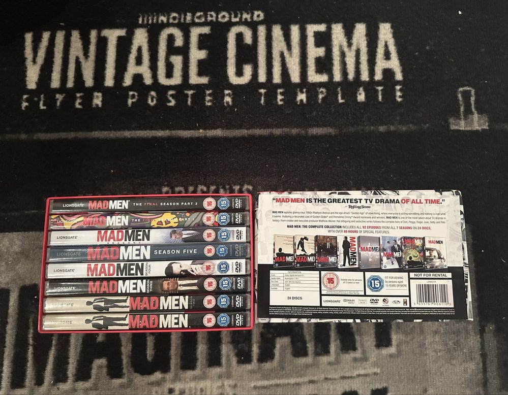 Film Serial Mad Men DVD BoxSet Seasons 1-7 Complete Collection