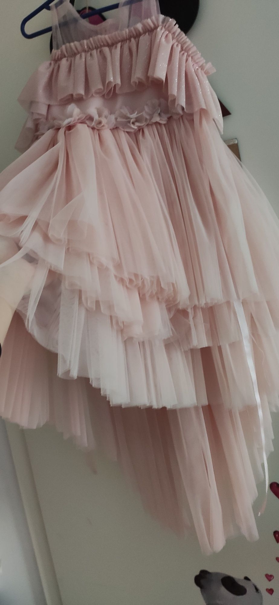 Rochie eleganta roz prăfuit, nouă