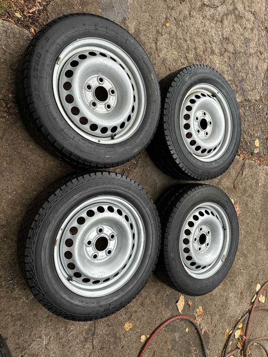 4бр. OEM железни джанти 16" VW Transporter T5, T6