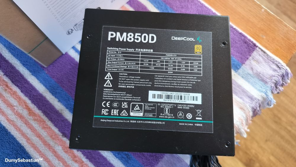 Sursa Deepcool PM850D, 80+ Gold, 850W