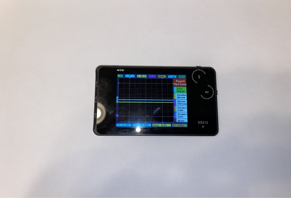 Mini osciloscop portabil DS212, folosit o singura data