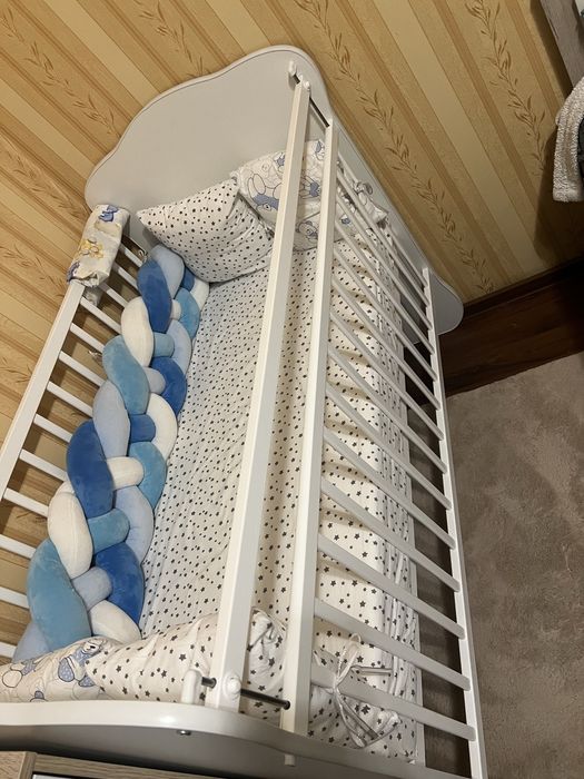 Манеж с матрасом