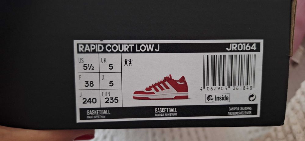 ADIDAS сникърси червени