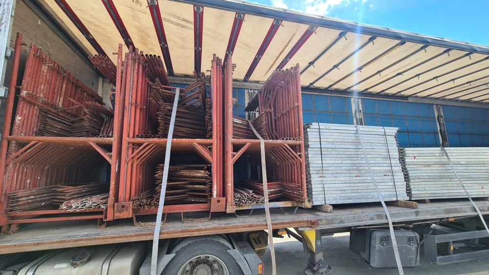 Pachet de 900 mp Schela metalice, second hand