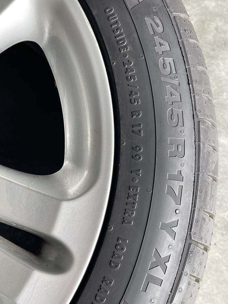 Set Vara Continental 245 45 R17 Anvelope Cauciucuri Noi Profil 7,5mm