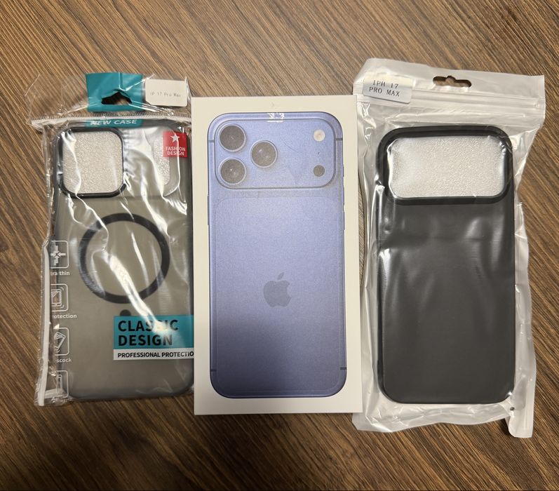 iPhone 17 Pro Max, Deep Blue, 256GB / Запечатан / Гаранция