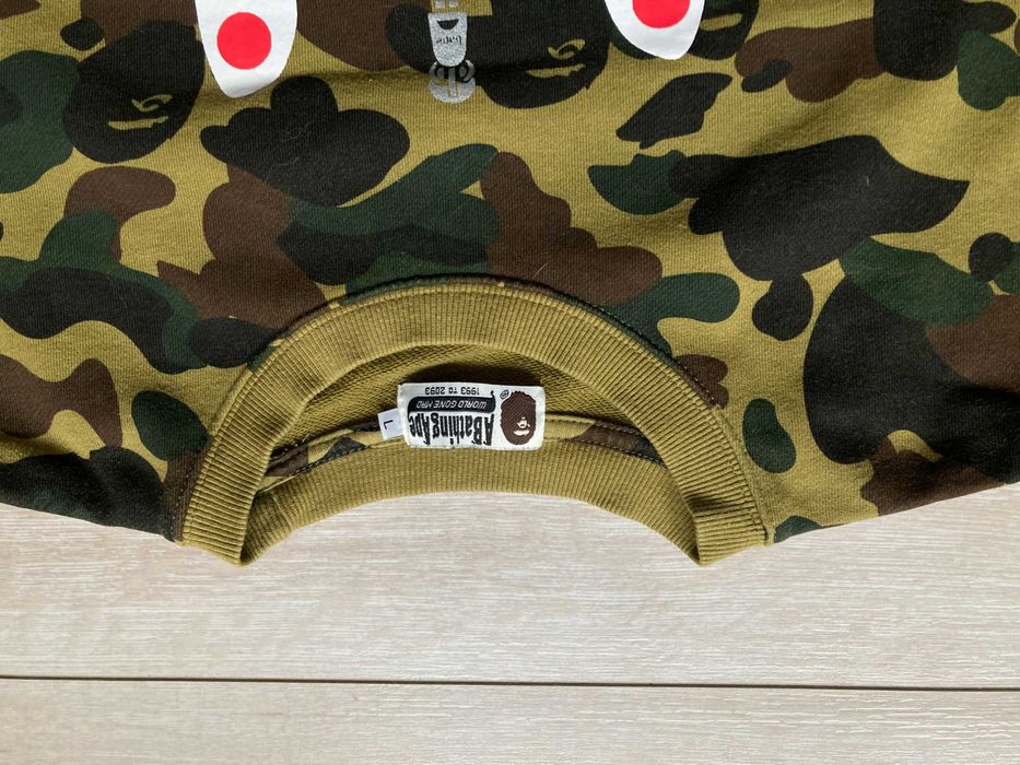 A Bathing Ape 1ST CAMO Bape SHARK камуфлажна блуза фланела M
