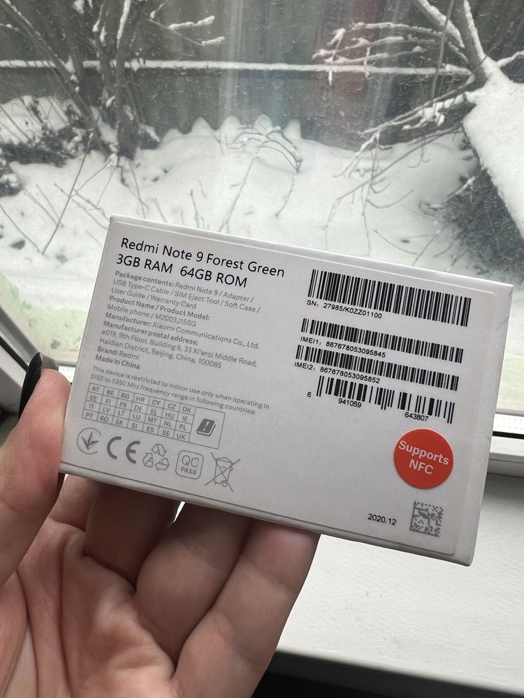 Redmi note 9 64 gb