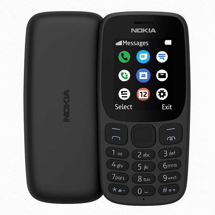 Telefon mobil Nokia 105 (2019) Dual Sim Negru NOU SIGILAT!!!