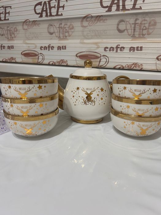 Чайный набор новый 3000тг