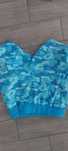 Pantaloni scurti bape blue fire