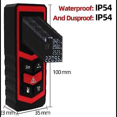 Dispozitiv de masurare a distantei, Telemetru cu laser digital 150 g