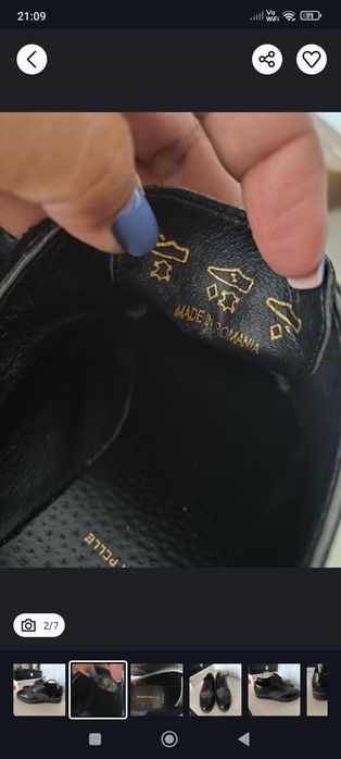 Pantofi dama piele naturala 38