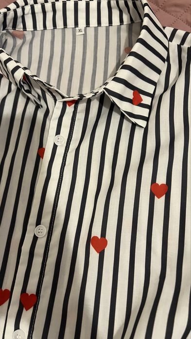 Данска риза на сърчица