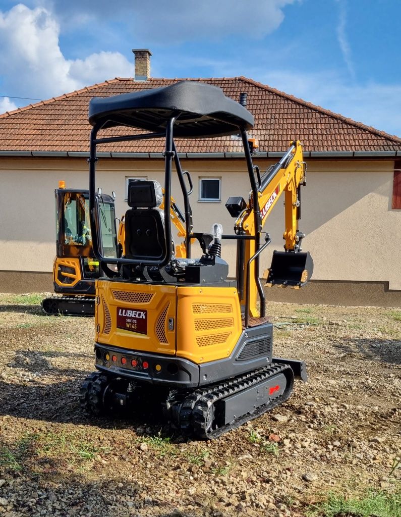 Miniexcavator Lubeck W 165 Nou Garantie 2 ani