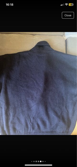 FrankAlexs XXL jumper - pulover XXL marime 56 albastru