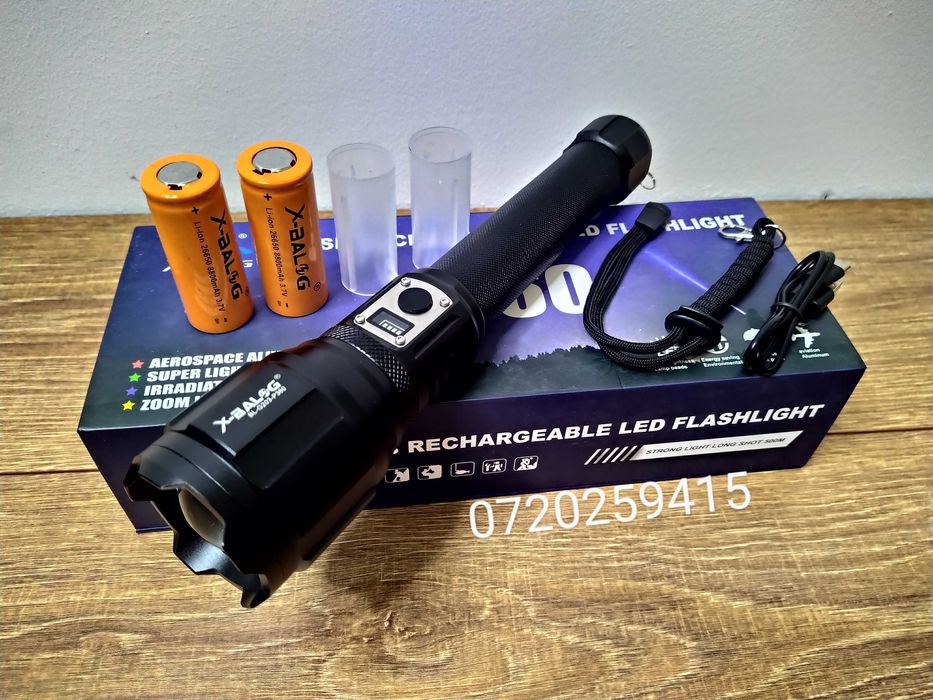 Lanterna XHP360 led multicore cu 36 de nuclee, model nou 2024