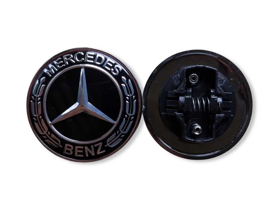 Емблема за преден капак тип тапа за Мерцедес 57мм Синя, Черна, Brabus