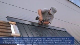 Tabla cutata maro și gri antracit