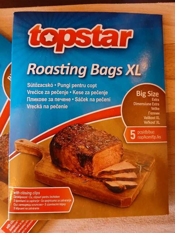 Pungi alimentare copt la cuptor Topstar XXL (13 seturi, 5 buc/set)