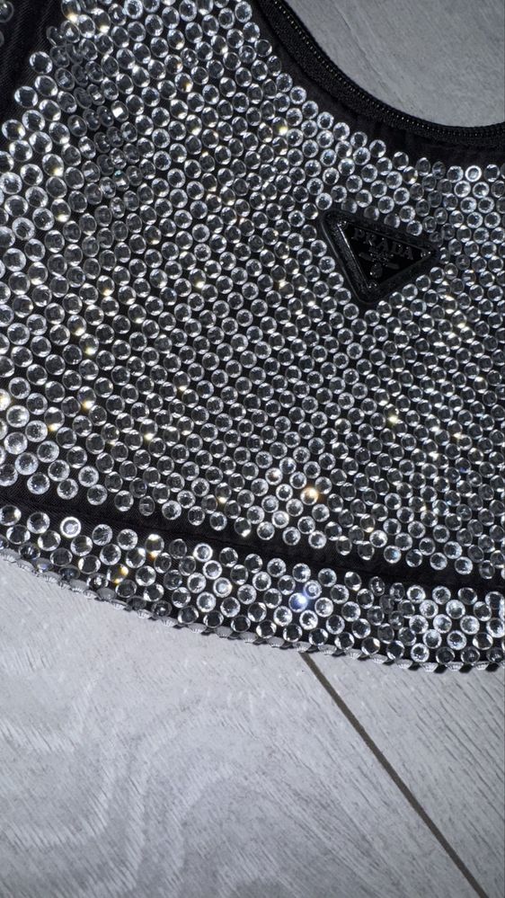 Prada Re-Edition Crystal Shoulder Bag