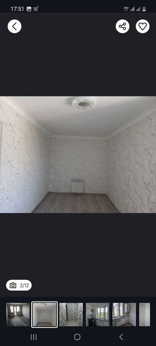 Урганч шахар 4 каватда 2хонали квартира сотилади