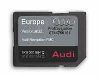 Actualizare harti navigatie Audi RMC A1 A6 A7 Q3 Card EU Romania 2023