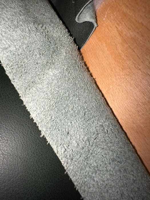 Scaun/Fotoliu de Birou, Design Clasic, Piele Naturala Verde