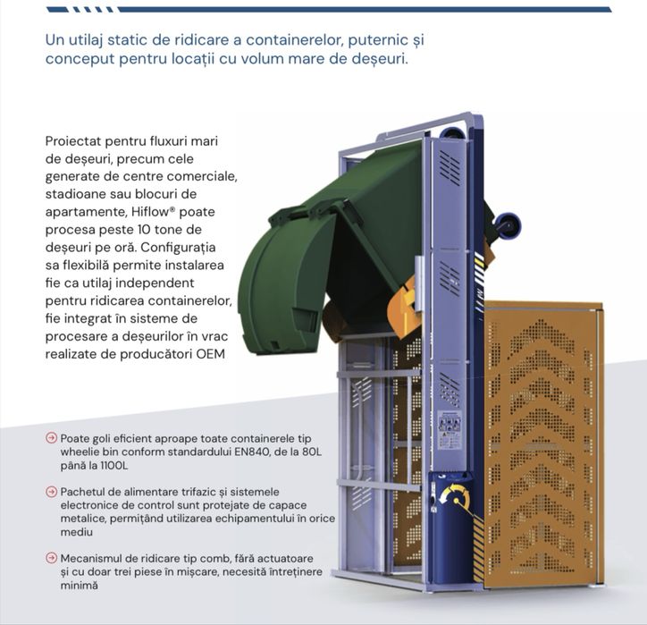 Echipamente pentru ridicarea containerelor