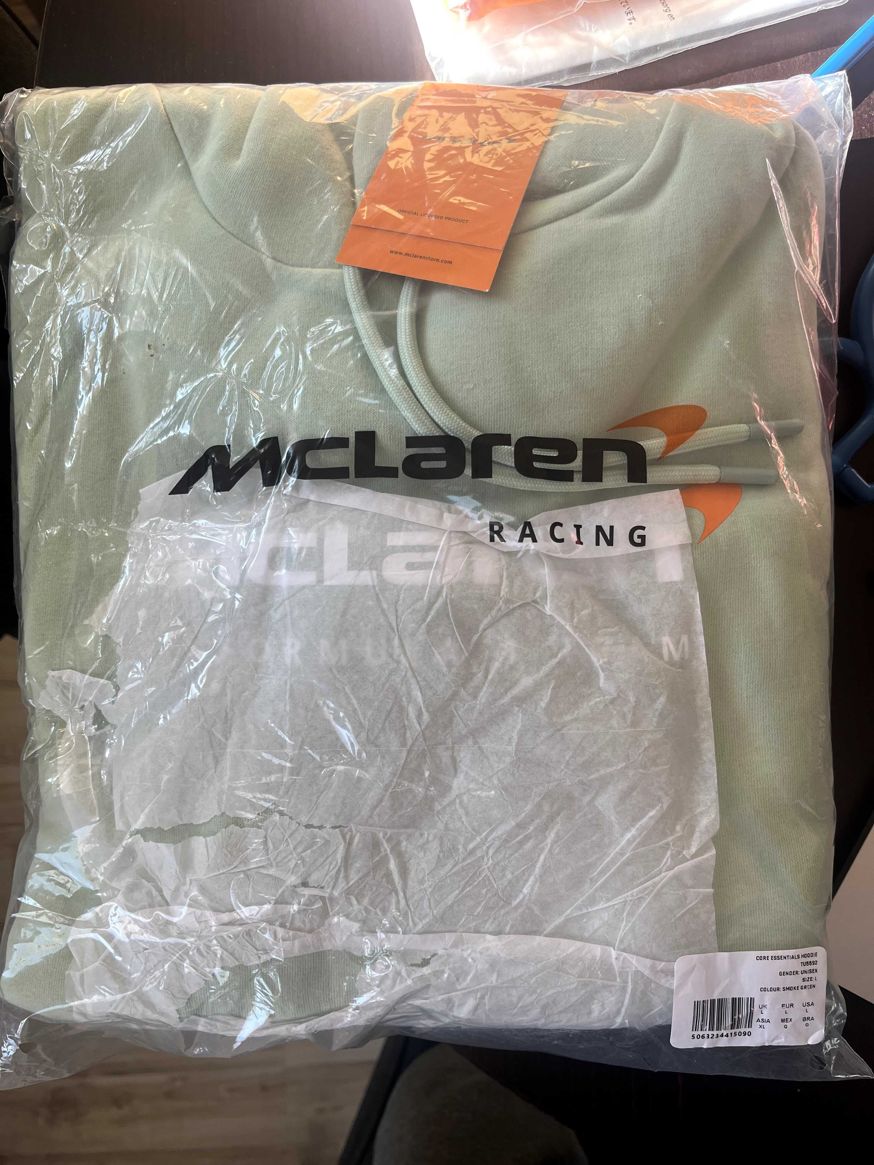 Суитчър McLaren Essential Logo Hoodie - Smoke Green