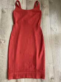 Rochie roșie midi mulată