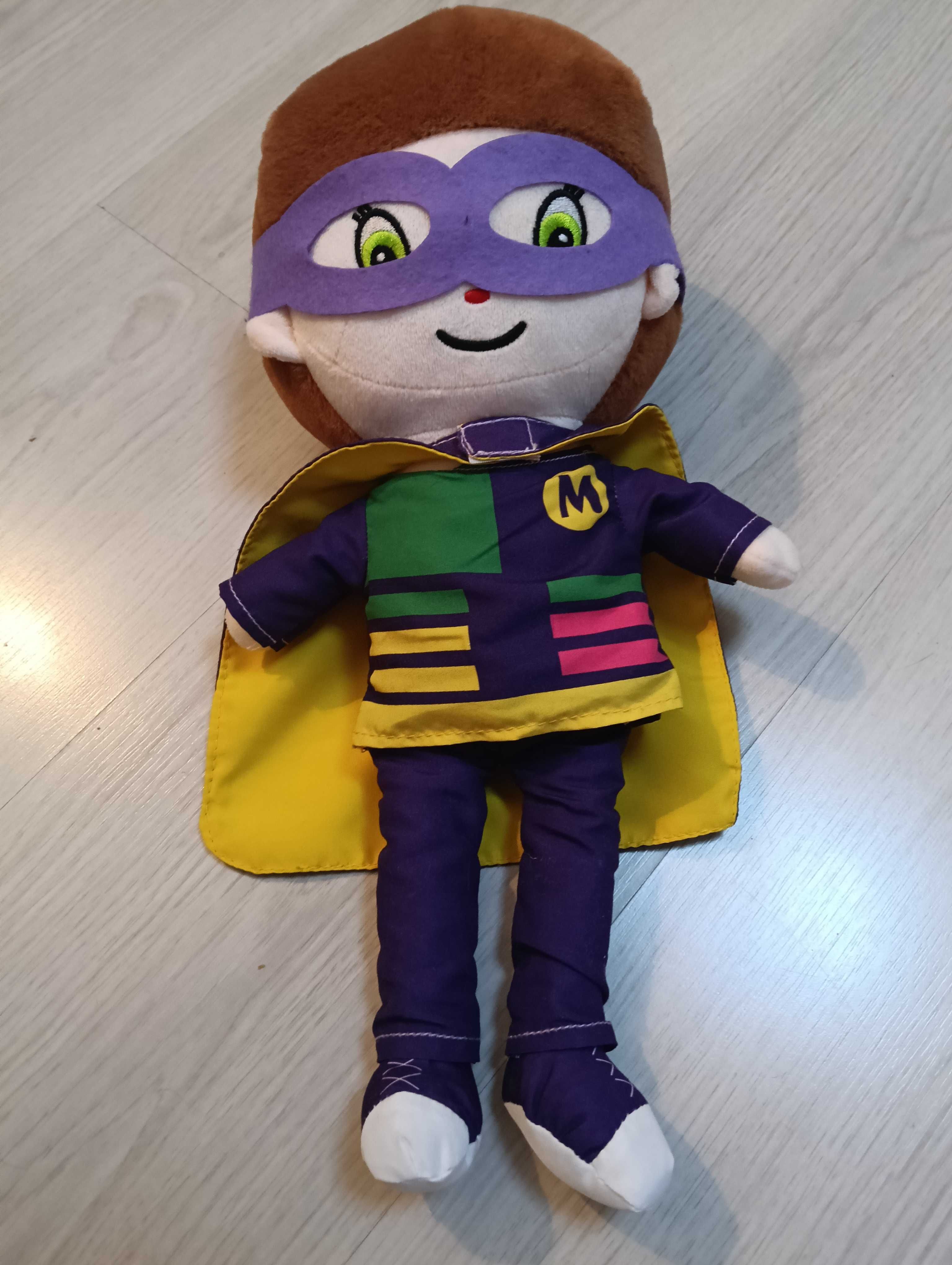 Păpușa/plus SuperEroul Mulțumesc, dimensiune 45 cm, Gasca Zurli, nou