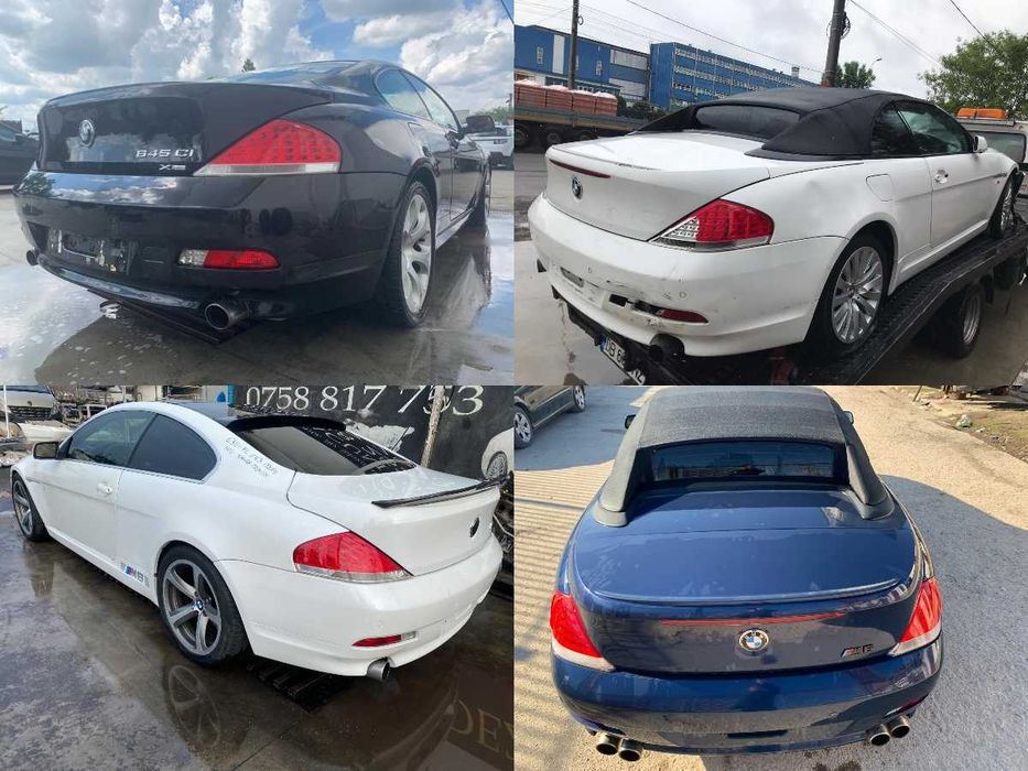 Dezmembrez BMW seria 6 E63 E64 cabrio/630i n52 n54/645i n62/630d m57/
