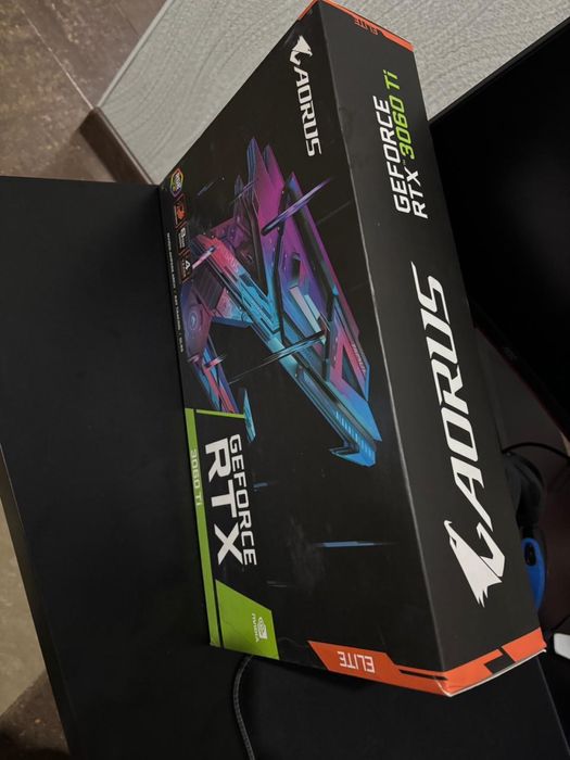 Видеокарта AORUS GeForce RTX 3060 Ti ELITE 8GB GDDR6