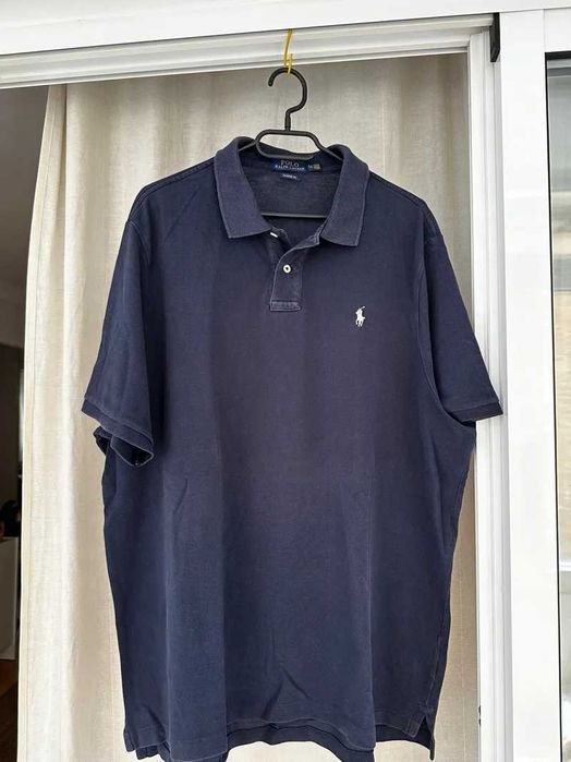 Polo тениска – черна, къс ръкав, размер L