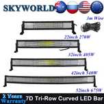 Led Bar, proiector auto led, Curbat. 12-24v, Spot si flood, 60-134 cm