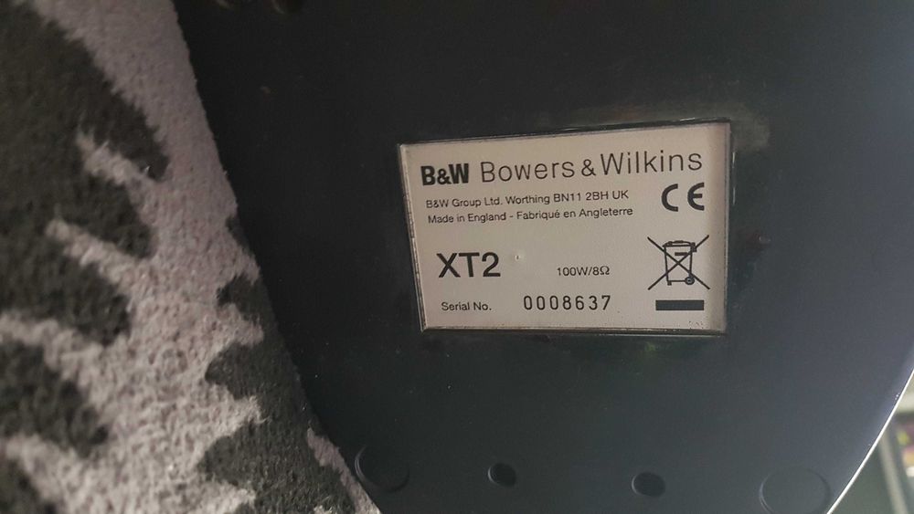 boxe Hi-Fi Bowers & Wilkins B&W XT2