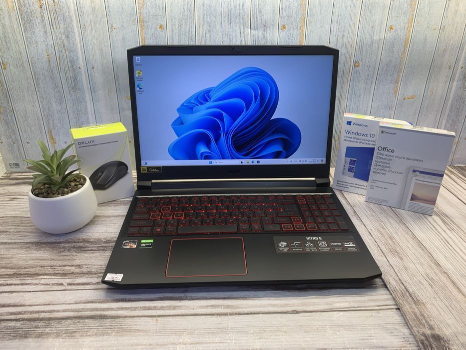 Игровой ноутбук Acer Nitro 5 | Ryzen 5-4600H | 16GB | GTX1650 | 512GB