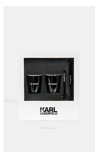 Set cadou pahare Karl Lagerfeld cu lingurite