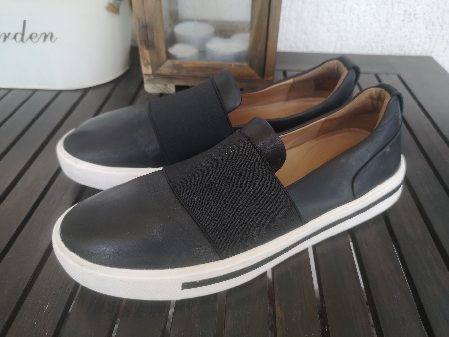 Clarks, обувки естествена кожа, номер 40